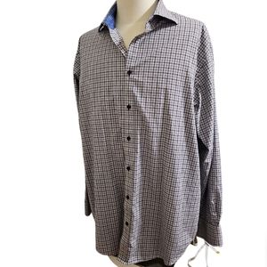 Thomas Dean Long Sleeve Dress Shirt